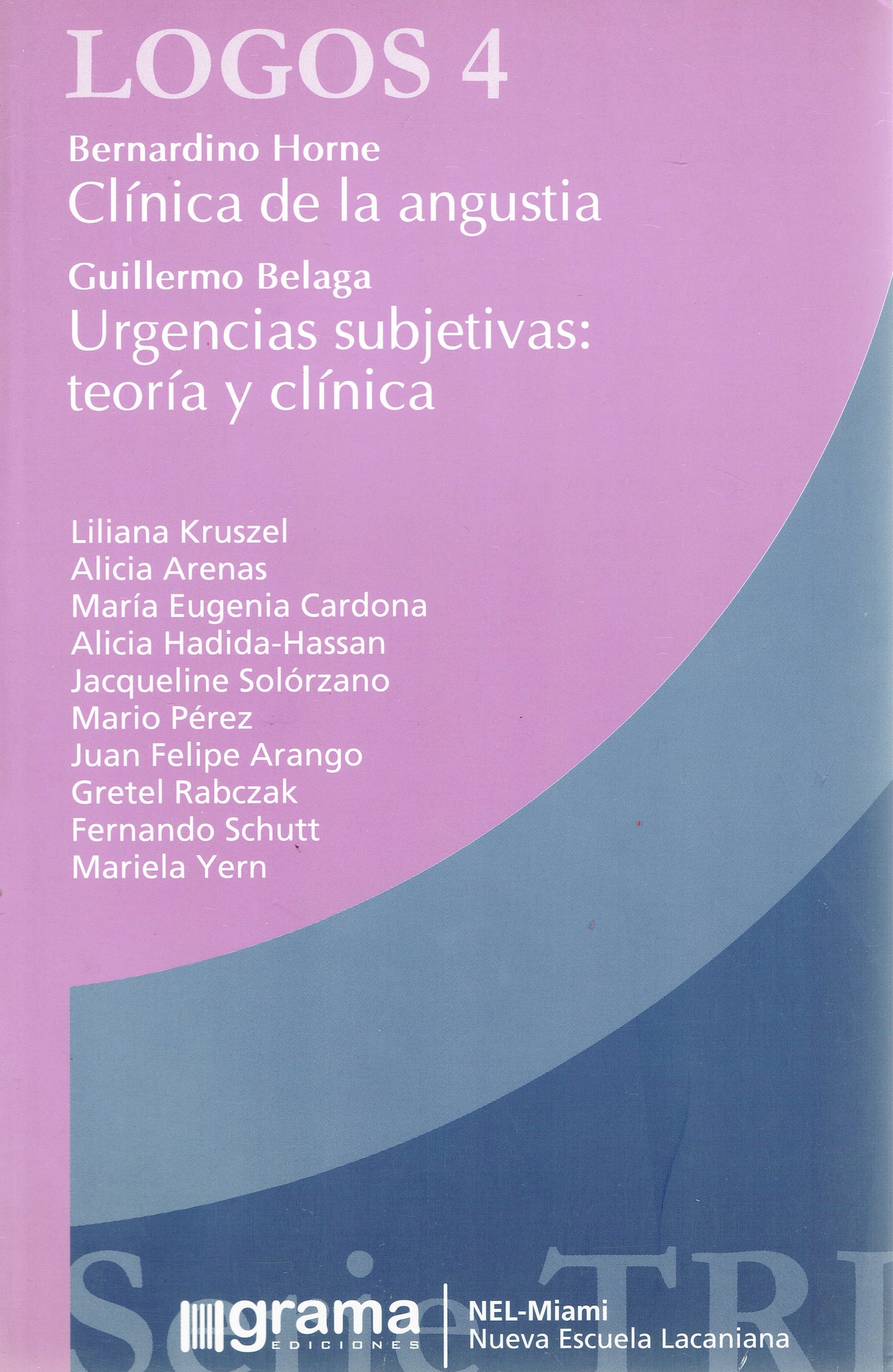 LOGOS 4 CLÍNICA DE LA ANGUSTIA